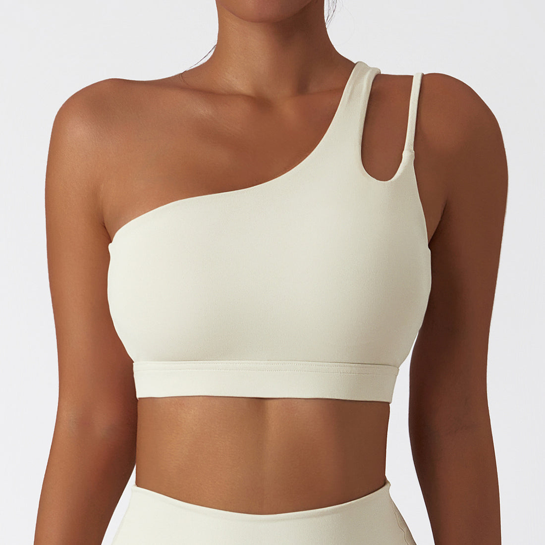 Sports Bra Seamless Yoga – Irregular Strap Comfort Fit